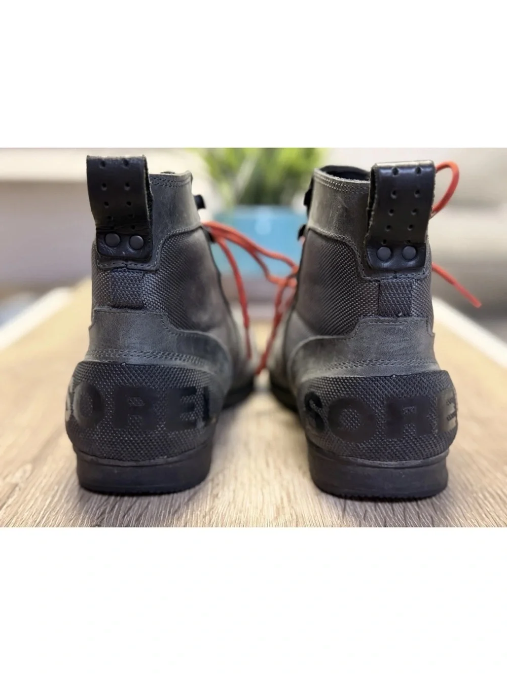 Sorel Ankeny Mid Hiker Boots Men's Size 8  Waterproof Leather Grey